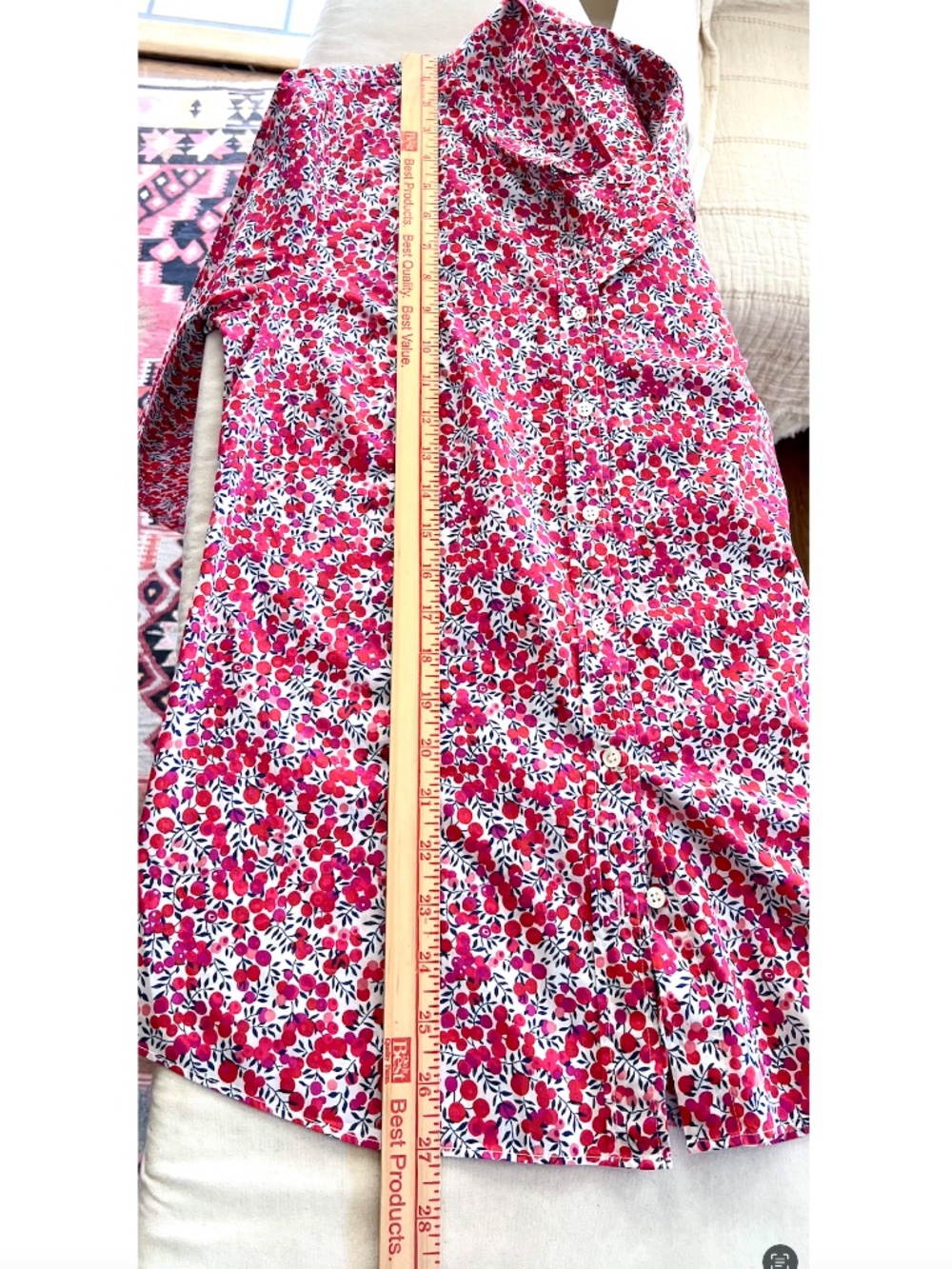 J. CREW The Perfect Shirt in Liberty Wiltshire Print - M - Picture 8 of 10